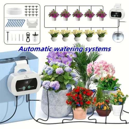 USB Drip Irrigation System Automatic Watering with Custom Schedule Timer for Potted Plants 2