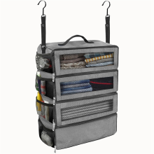 Waterproof Suitcase Clothing Organizers Travel Packing for Traveler and Students Luggage Grey