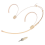 Earhook Microphone Headworn Headset Omnidirectional Condenser Mic for with Cover 2