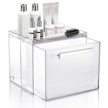 Disposable Towel Storage Box - Acrylic Container Compatible with Clean XL