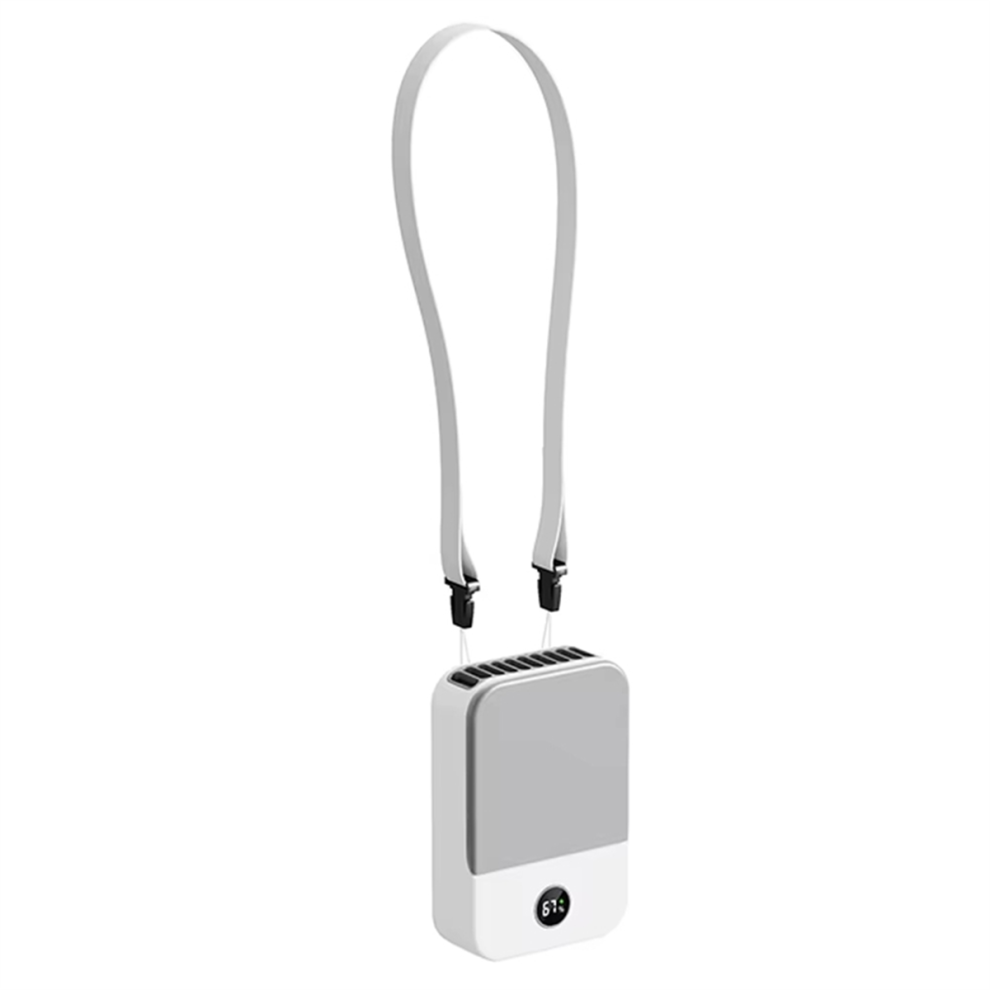 Portable Bladeless Neck Fan - Rechargeable Usb Mini Fan, Quiet 3-Speed Handheld Turbo For Outdoor, Travel, Camping 4851371733396