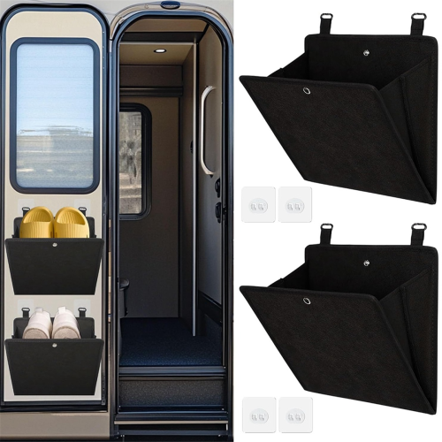 Wall Shoe Racks 2 Pack, RV Rack, Self-Adhesive Accessories for Inside Organizer,RV Storage and Organization 2