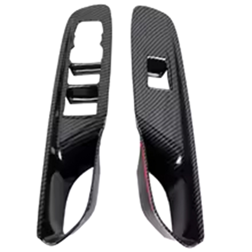 2Pcs For C8 2020-2022 Lhd Car Front Door Window Lift Switch Cover Trim Inner Armrest Panel Sticker A 4851371729771