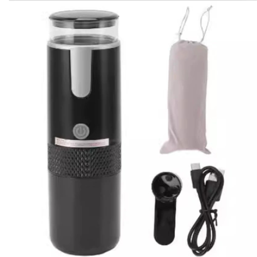 Coffeemaker Portable Coffee Maker Type C Rechargeable 2 in 1 Design 1200mAh Battery One Button for Hiking 1