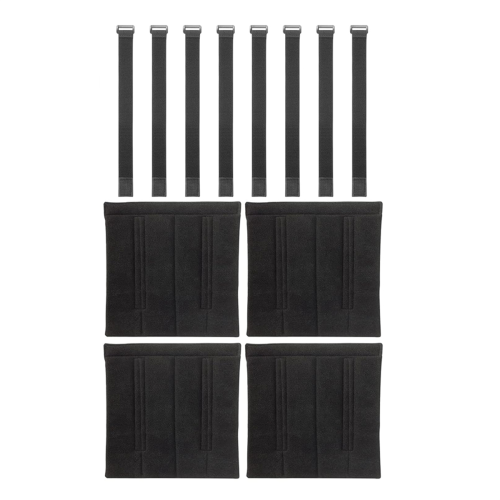 4 Pcs Bunk Bed Ladder Pads,with 8 Adjustable Hook & Loop Straps,Bunk Cover,Ladder Step Pads Loft 1