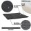 4 Pcs Bunk Bed Ladder Pads,with 8 Adjustable Hook & Loop Straps,Bunk Cover,Ladder Step Pads Loft 6