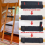 4 Pcs Bunk Bed Ladder Pads,with 8 Adjustable Hook & Loop Straps,Bunk Cover,Ladder Step Pads Loft 8