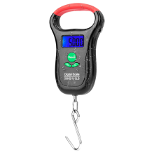 Fishing 50kg LCD Digital Scale Portable Travel Luggage Weighing Tools with Tape Measure