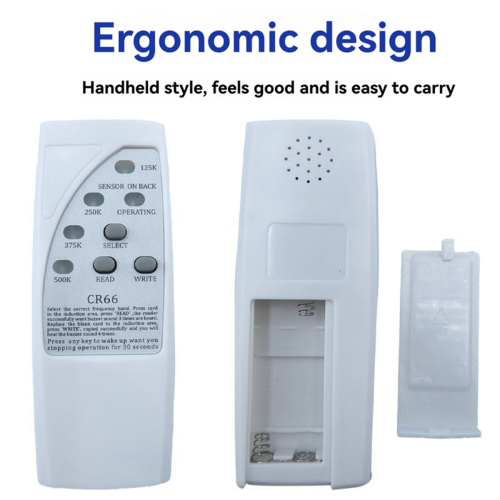 Handheld RFID Smart Chip Reader Writer+2X5200 Keychain 125Khz ID Copier Duplicator Tags Programmer for EM4305 T5577 2