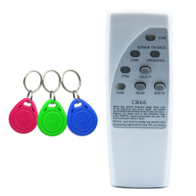 Handheld RFID Smart Chip Reader Writer+3x5200 Keychain 125Khz ID Copier Duplicator Tags Programmer for EM4305 T5577