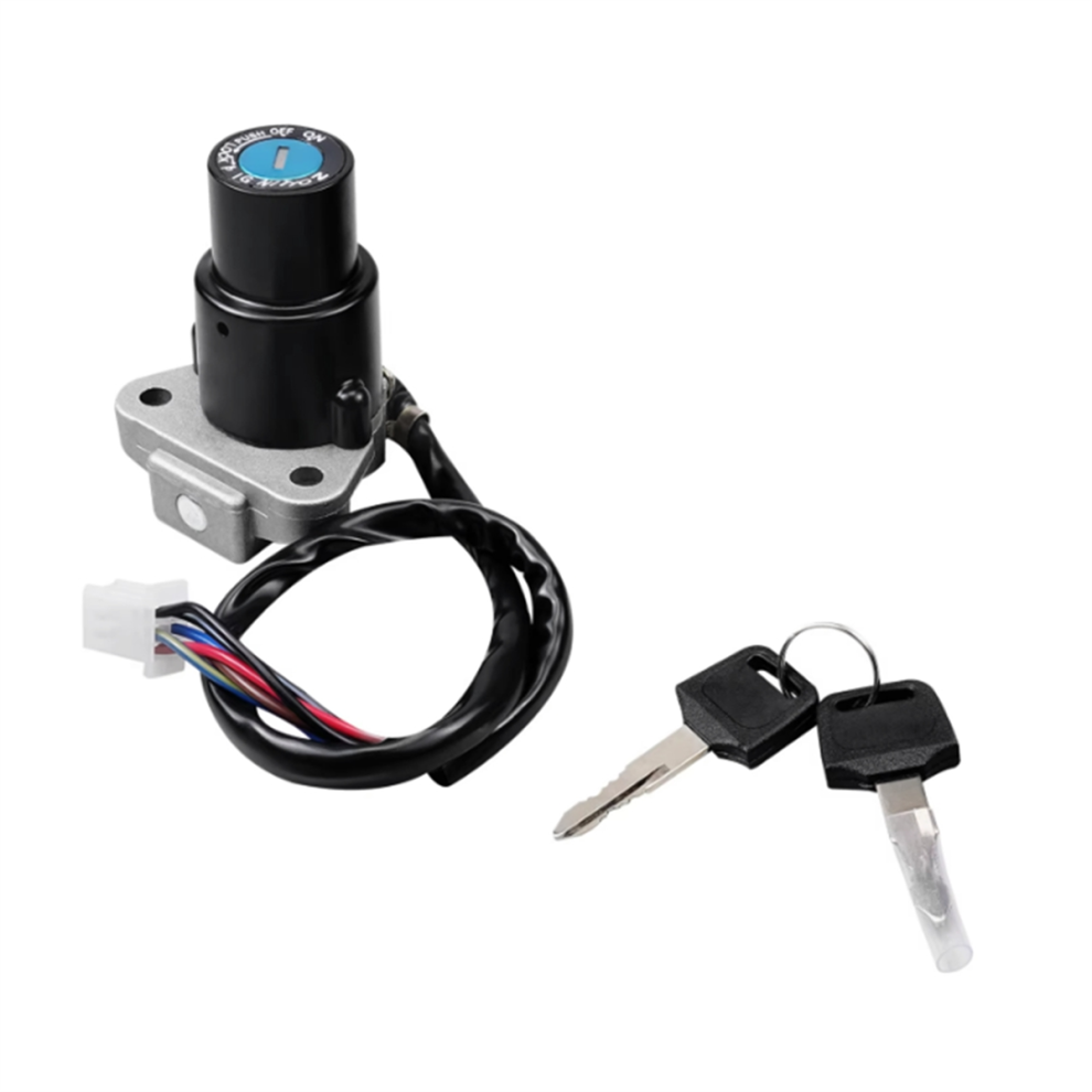 Motorcycle Ignition Switch Lock Cylinder With Key Set For Klr650 1987-2007 4851371735512