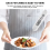 Digital Thermometer with Stainless Steel Probe, LCD Display for BBQ,Cooking,Baking,USB Charging,over Temperature Warning 4