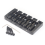 5-String Bass Bridge Body Bottom Through String Spacing 16.5MM Fixed Black 1