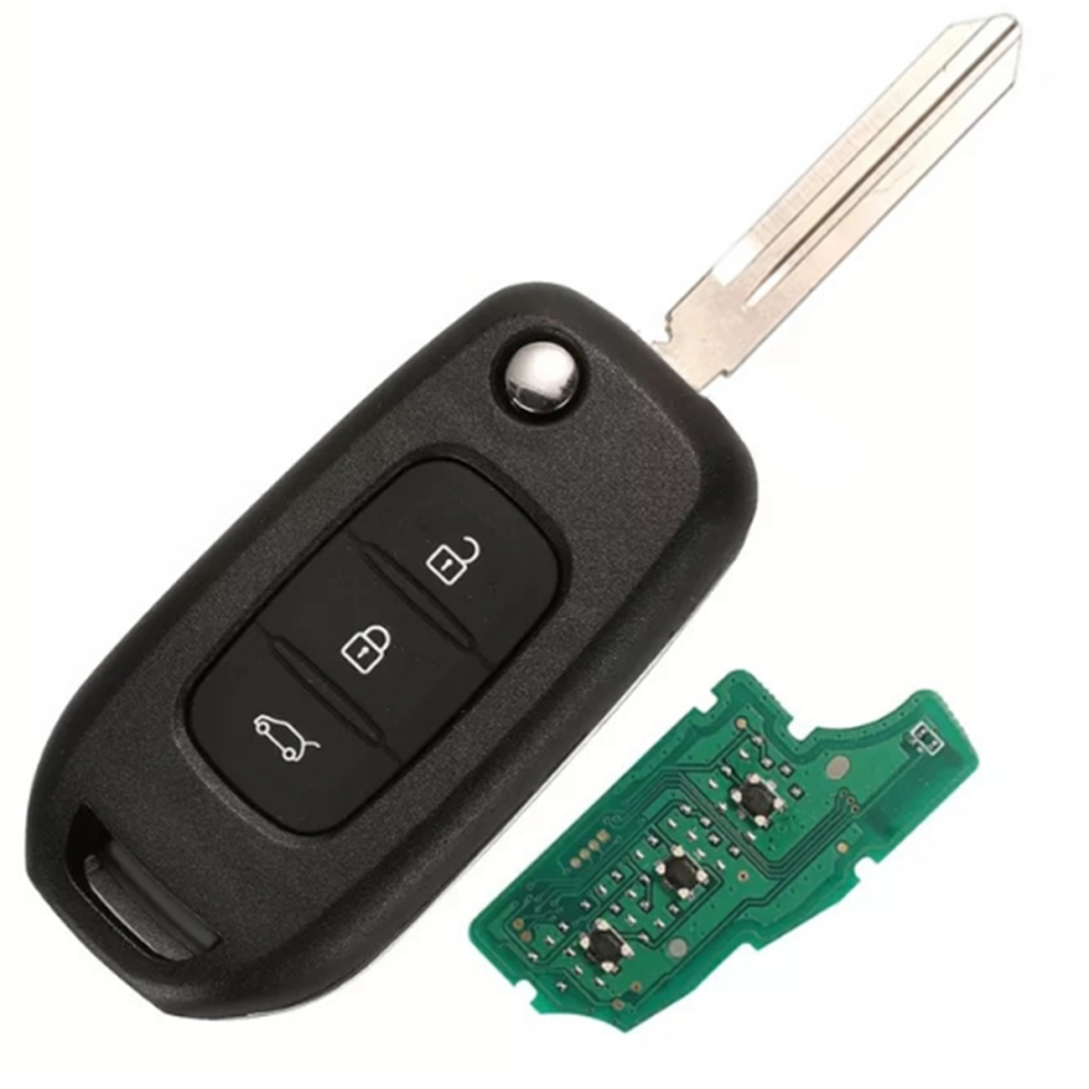 Car 3 Buttons Folding Remote Control Key Pcf7961m 4A Chip 433Mhz Nsn14 Blade For 4852145434785