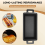 Cast Iron Bread Pan with Lid, Heavy Duty Loaf Pans for Baking Bread, Oven Baking, 2PCS (Black) 9