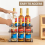 Acrylic Coffee Syrup Organizer, 2-Tier Rack 6Bottles Capacity, for Countertop, Bar, Kitchen 8