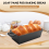 Cast Iron Bread Pan with Lid, Heavy Duty Loaf Pans for Baking Bread, Oven Baking, 2PCS (Black) 5