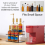 Acrylic Coffee Syrup Organizer, 2-Tier Rack 6Bottles Capacity, for Countertop, Bar, Kitchen 6