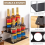 Acrylic Coffee Syrup Organizer, 2-Tier Rack 6Bottles Capacity, for Countertop, Bar, Kitchen 5