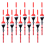 10 Pcs Fishing Bobbers Set Floats Crappie Spring Slip Float Accessories for 1