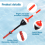 10 Pcs Fishing Bobbers Set Floats Crappie Spring Slip Float Accessories for 4