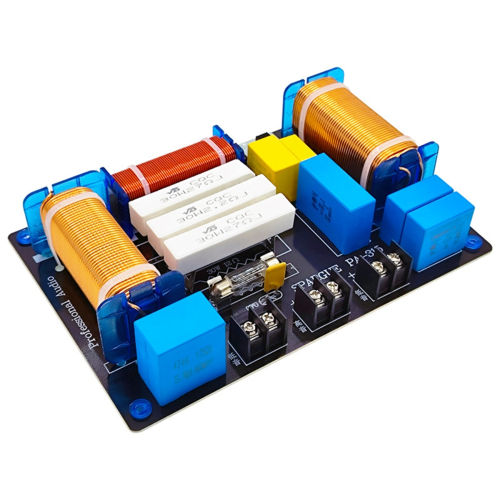 HiFi Speaker Frequency Divider 1 High 2 Low 700W Audio Crossover Filter Distributior DIY High-Fidelity