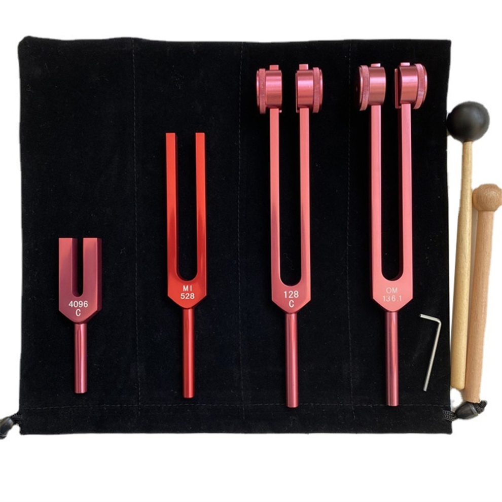Saudism Resonance Tuning Fork Set Aluminum Forks For Healing Therapeutic Musical Percussion Instrument