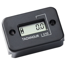Tachometer Hour Meter Waterproof LCD Display Motorcycle ATV Snowmobile Marine Boat Ski Gasoline Engine