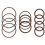 JF414E Car Automatic Transmission Clutch Plates Friction for 4