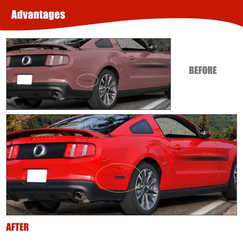 Smoked Lens Side Marker Light for 2010-2014 Rear Lamp Reflector Accessories 2