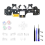 Ergonomic Micro-Switch Tactile Clicky Hair Trigger Kit for BDM-030/040/050 12Key Click CircuitBoard B 1