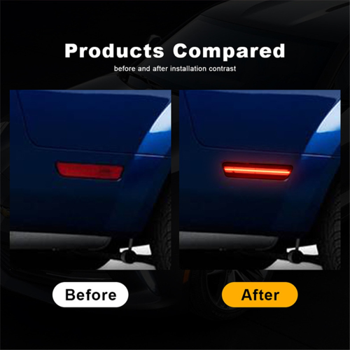 Smoked Lens Side Marker Light for 2005-2009 Rear Lamp Reflector Accessories 2