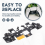 Ergonomic Micro-Switch Tactile Clicky Hair Trigger Kit for BDM-030/040/050 12Key Click CircuitBoard B 8