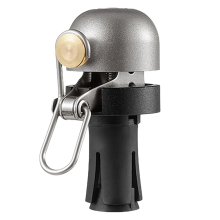 Road Bike Bicycle Mini Bell Waterproof High Decibel Horn 18-25mm Handlebar Plug Silver