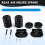 2PCS New Rear Air Helper Spring Kit SSR-130-47 for E350 E450 E-350 E-450 Super Duty SSR13047 5