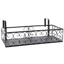 Plant Rack Flower Pot Storage Railing Home Suitable for Garden Balcony Corridor
