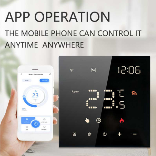 WiFi Smart Thermostat Tuya Water Boiler Electric Heating Programmable Temperature Controller Work with Home 2
