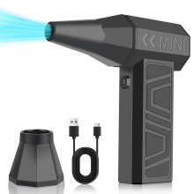 Cordless Air Duster 130,000RPM High-Speed Mini Blower, Adjustable Power Fan,for Cleaning Electronics, Cars