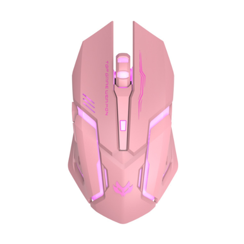 Wireless Mouse 2.4G Computer Laptop USB Rechargeable Mute Backlit Cute Gaming