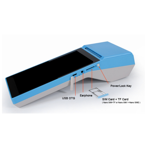 SP01 POS System for 5.5 Inch BT WIFI Android PDAs Terminal Handheld 2