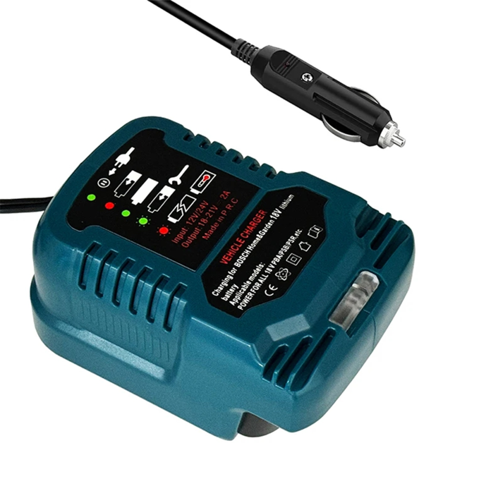 Car Battery Charger For 18V Li-Ion Compact Chargers With Led Indicator Lighter Plug Vehicle 4852145448256