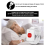 Wireless Watch Button Pager Emergency SOS Paramedic Call for Patient System EU Plug White 6