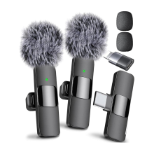 Mini Wireless Lavalier Microphone for ,, Android, Video Recording Vlog Podcast