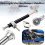 330MM Universal Aluminum Motorcycle Steering Damper Stabilizer 6Way Adjust Linear Safety Control 6