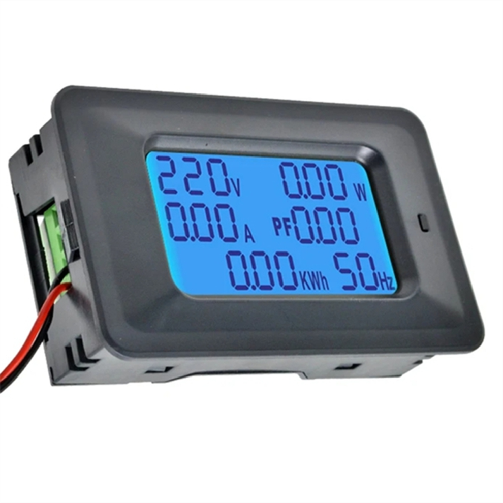 Ac110-250V 20A Led Digital Voltmeter Ammeter Wattmeter Power Energy Meter 220V Volt Tester Detector Indicator 4852145445644