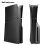 For Slim Hard Plastic Faceplate Shell Replacement Plate Cover for Disc Version Black 4