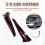 For 2022-2023 Car Front Bumper Side Corner Spoiler Splitter Guard Decor 10
