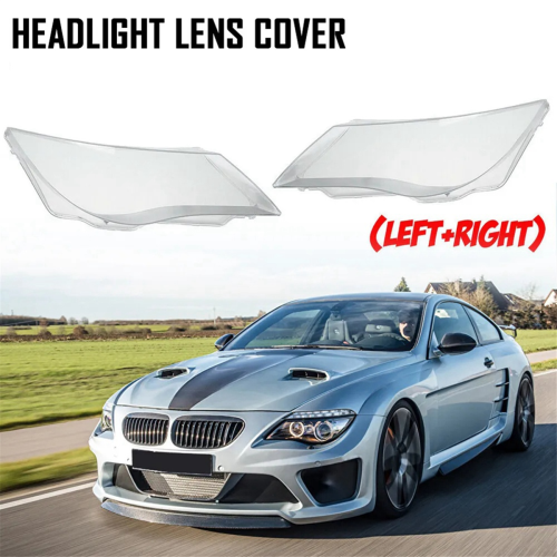 Car Headlight Mask Headlamp Lens Cover for E63 E64 M6 2008-2010 Shell 63127186816 Front Right 2