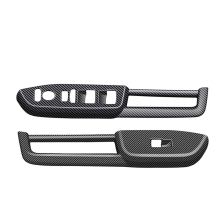 Car Window Glass Lifter Switch Panel Trim Cover Door Armrest for N-BOX 2024 RHD Carbon Fiber