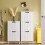 SoBuy Skoskab 50x130x19 cm Hvid 2